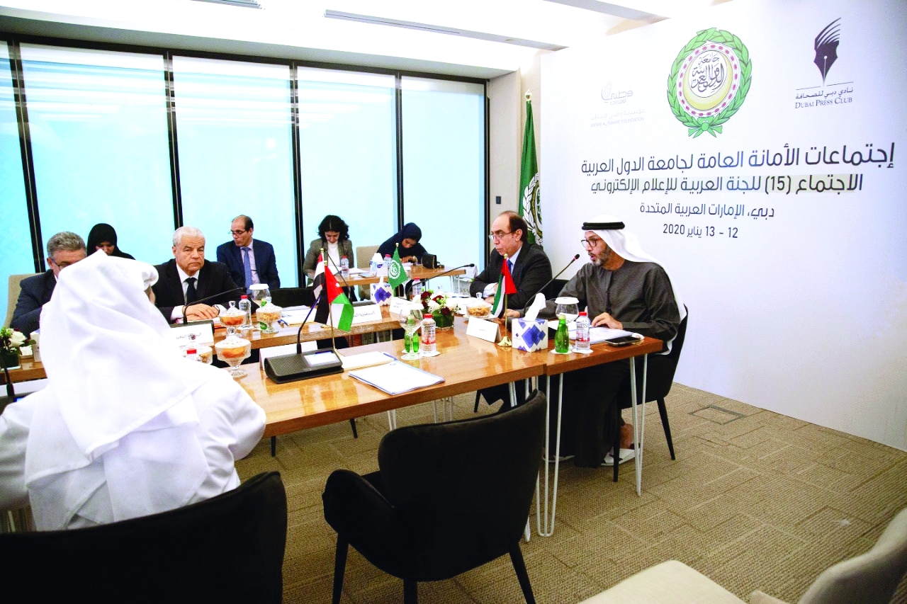 انطلاق أعمال اللجنة العربية للإعلام الإلكتروني في دبي