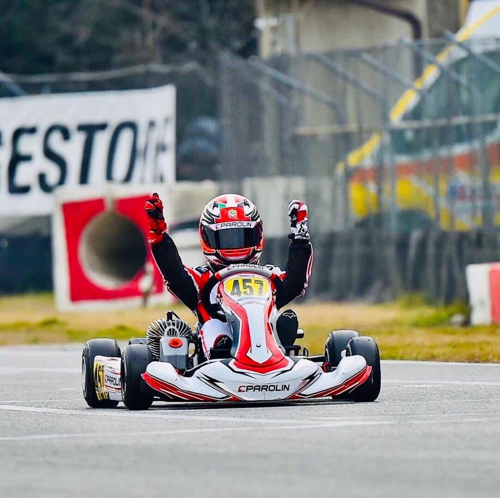 RASHID CLAIMS BIG KARTING VICTORY IN ITALY ON LADDER TO F1