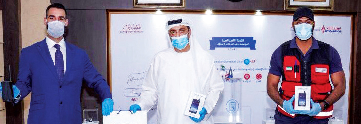 خليفة الدراي: دعم «إسعاف دبي» بأجهزة الثريا يسهم في محاصرة الوباء