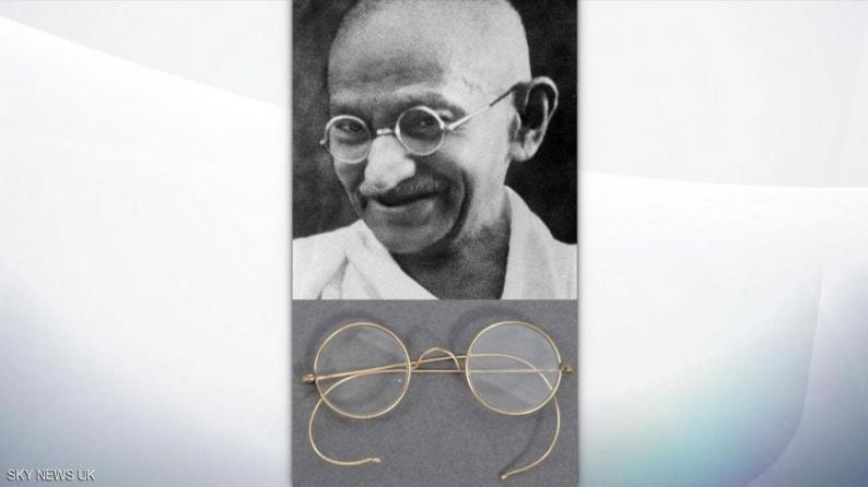 نظارة غاندي ستعرض للبيع بمزاد علني عبر الإنترنت ليوم واحد فقط