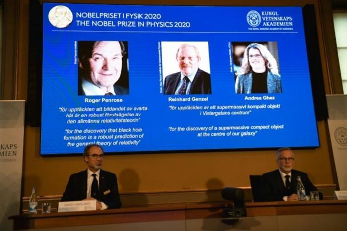 نوبل الفيزياء لثلاثة خبراء في مجال “الثقوب السوداء”