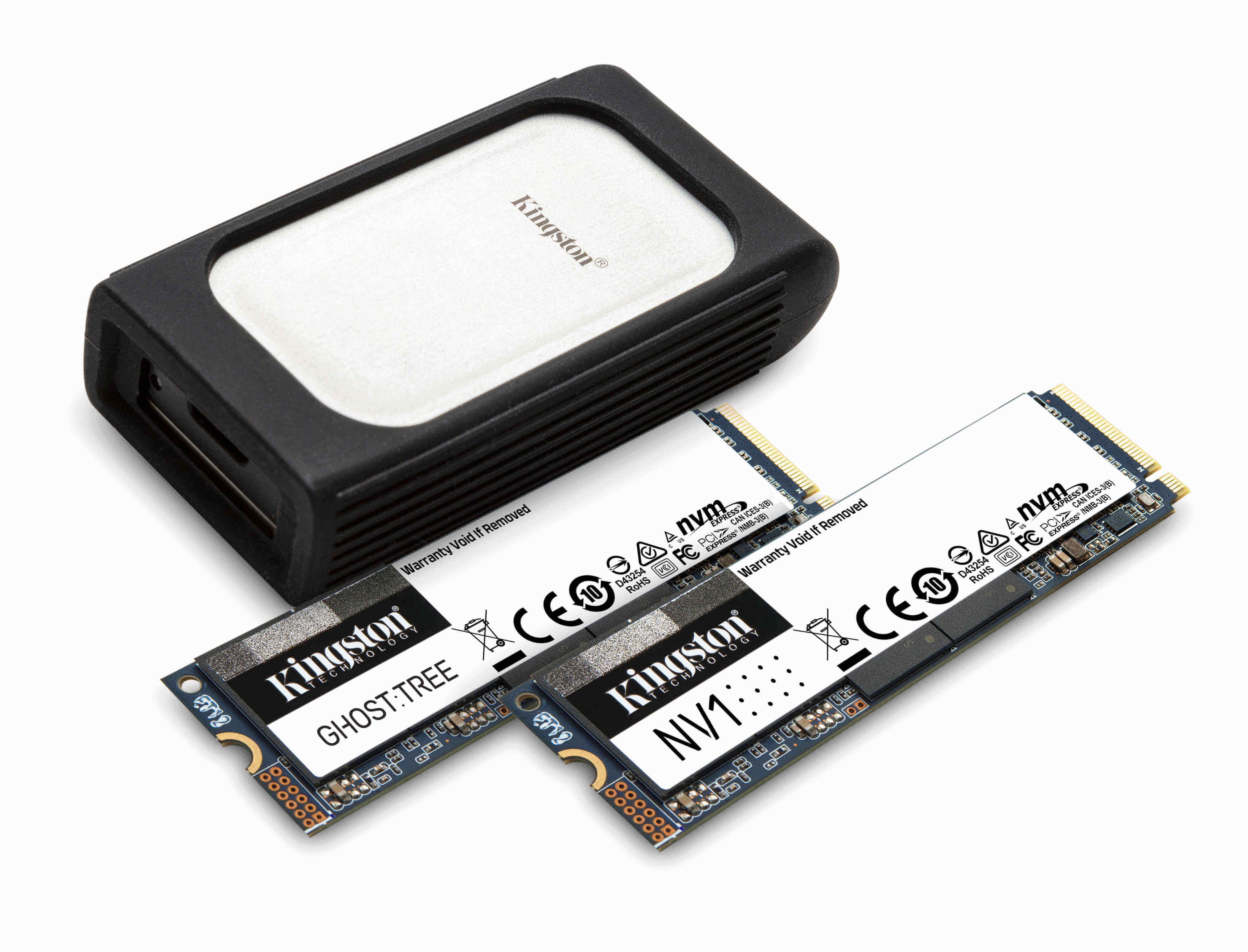 كينغستون تعرض مجموعتها الجديدة من أقراص الحالة الصلبة NVMe SSD