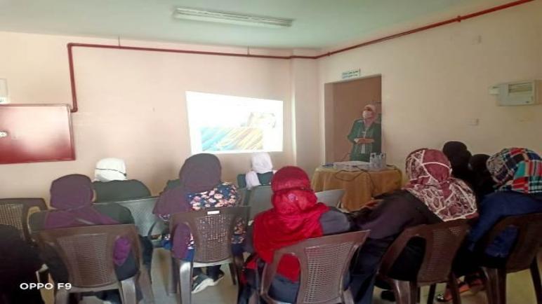 العلوم الطبية المساندة في عمان الأهلية تقدم محاضرات توعوية بمقر تجمع لجان المرأة في السلط