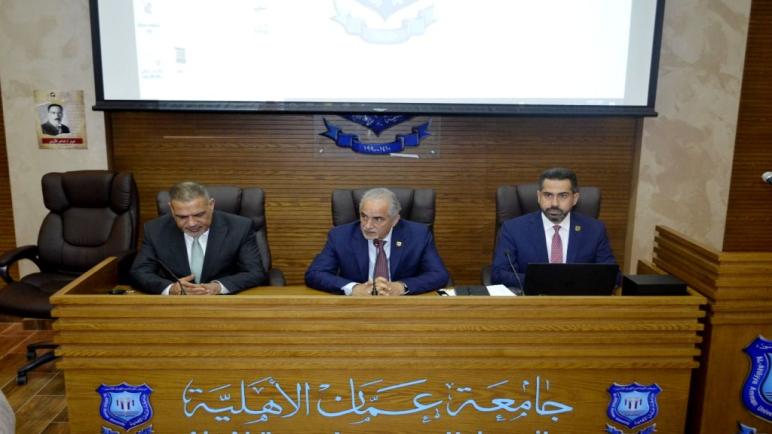 رئيس عمان الأهلية يلتقي أعضاء الهيئة التدريسية من مختلف الكليات