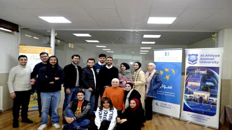 ورشة تدريبية لطلبة نادي شباب عمان الأهلية ضد مرض السرطان
