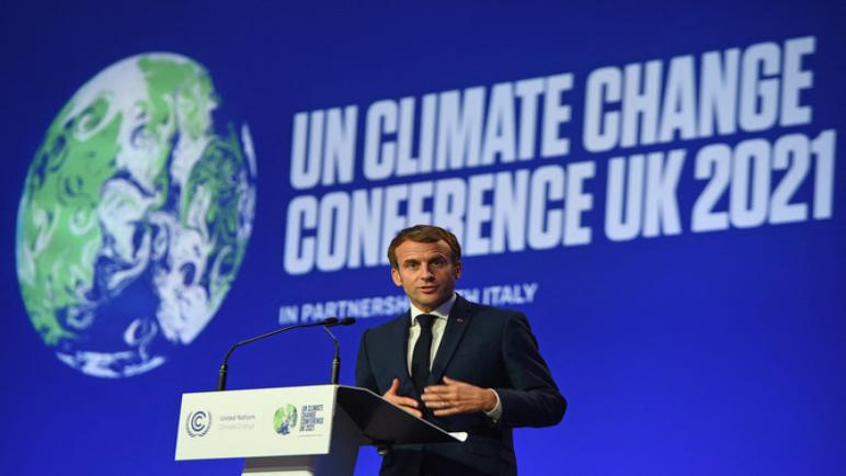 الرئيس الفرنسي يطلب من زعماء العالم عدم تعارض اتفاقيات المناخ