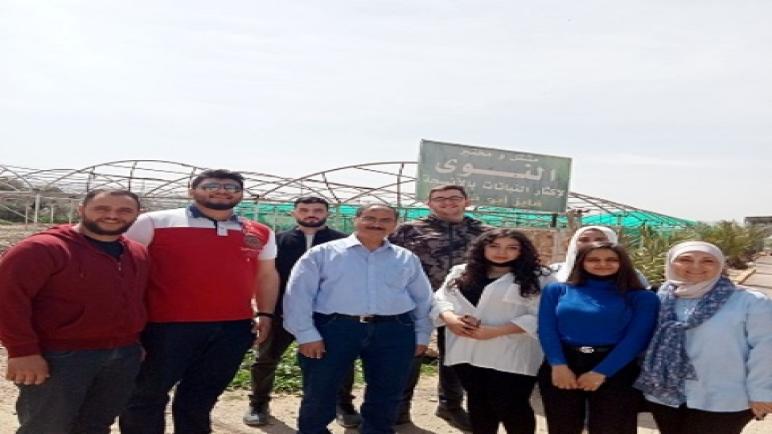 رحلة علمية لطلبة كلية التكنولوجيا الزراعية في عمان الأهلية