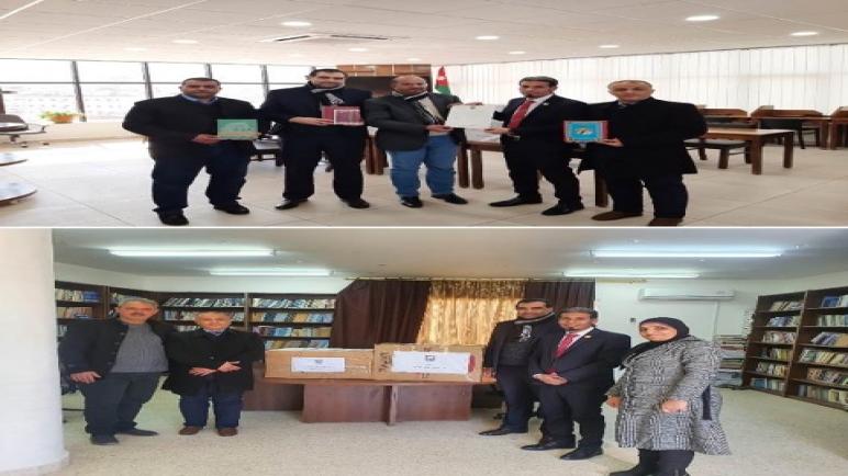 عمان الأهلية تهدي سلطة إقليم البتراء وبلدية معان كتبا علمية وثقافية وتاريخية قيّمة